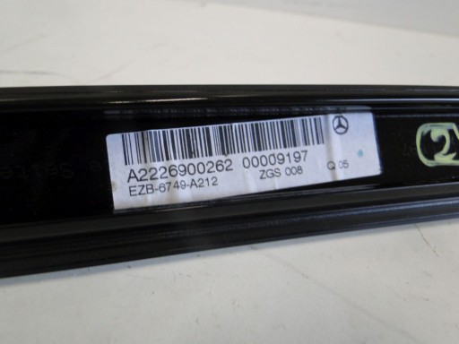 MERCEDES S W222 222 LONG LISTWA DACHOWA PRAWA LEWA