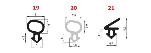 PLUSTEC KT5A СЕРЫЕ оконные уплотнители