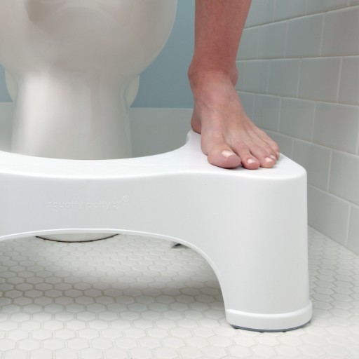 Подставка для ног для унитаза Squatty Potty белый 53x32x18 см