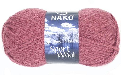 Пряжа NAKO SPORT WOOL, акриловая шерсть 327