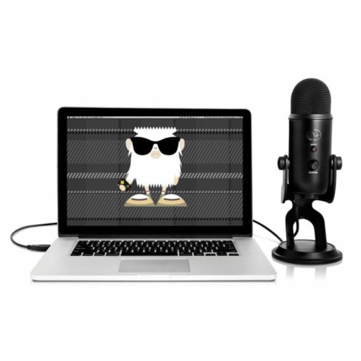 USB-конденсаторный микрофон BLUE YETI BLACKOUT для потоковой передачи