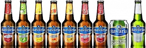 Вывеска металлическая BAVARIA 0,0% BEER 25x50см НИДЕРЛАНДЫ