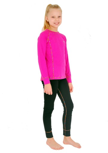 ICE-Q Juniorska bielizna termoaktywna PINK 152-158
