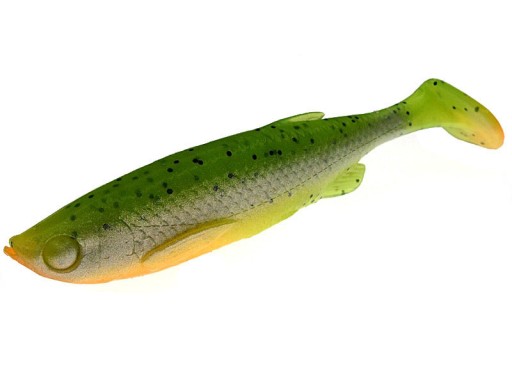 SG LB 3D Fat Minnow T-Tail 9cm 7g FLUO GREEN SILVE