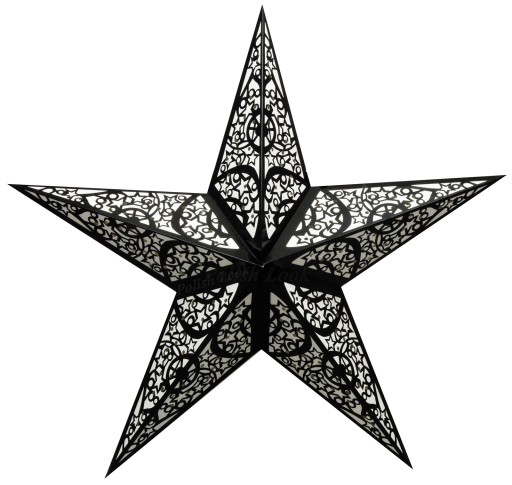 PAPER STAR LED витражный светильник 30СМ + БАТАРЕИ