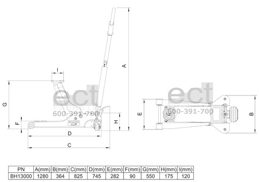 ГАРАЖНЫЙ ПОДЪЕМНИК ŻABA BAHCO 3T BH13000