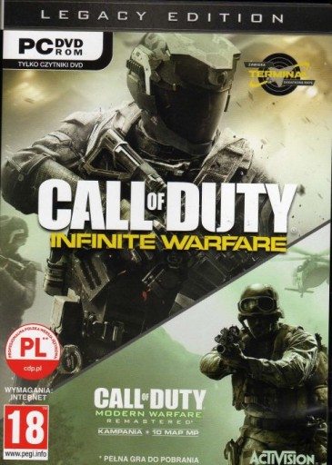 КОРОБКА ИЗДАНИЯ Call of Duty Infinite Warfare LEGACY EDITION