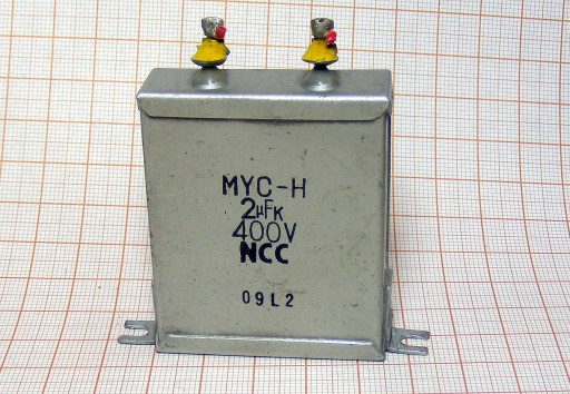 Kondensator 2uF 400V NCC MYC-H [0LT]