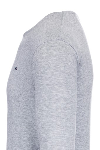 BLUZKA MĘSKA DŁUGI RĘKAW LONGSLEEVE BASIC SZARA XL