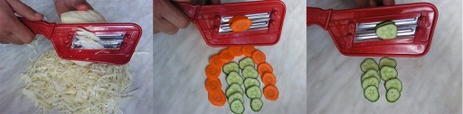 НАРЕЗКА ДЛЯ КАПУСТЫ, ОВОЩЕЙ, САЛАТА, ТЕРКА НА 2 НОЖА, ИЗМЕЛЬЧИТЕЛЬ, НОЖ, СЛАЙСЕР 09