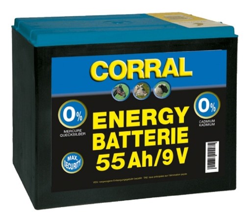 СУХОЙ АККУМУЛЯТОР 9В 55 Ач CORRAL Shepherd Energizer