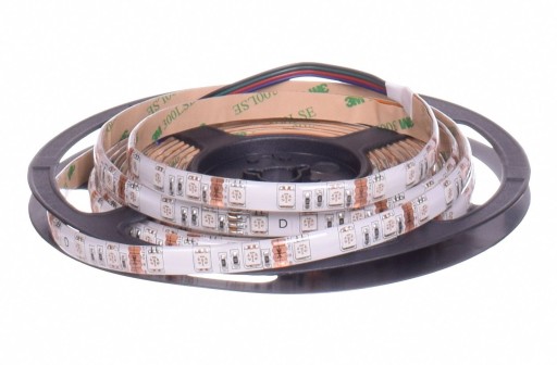 TAŚMA LED RGB 5050 5m 300 DIOD WODOODPORNA SILIKON