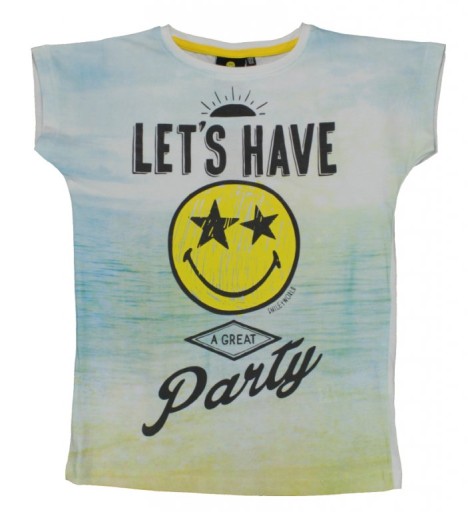 T-SHIRT DZIEWCZĘCY bluzka Party WAKACJE r140