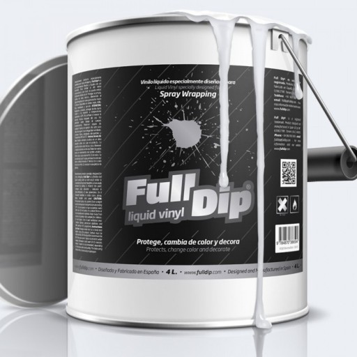 FULL DIP Folia guma w sprayu SZARA 4L