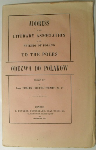 K015 Odezwa do Polaków Londyn 1850