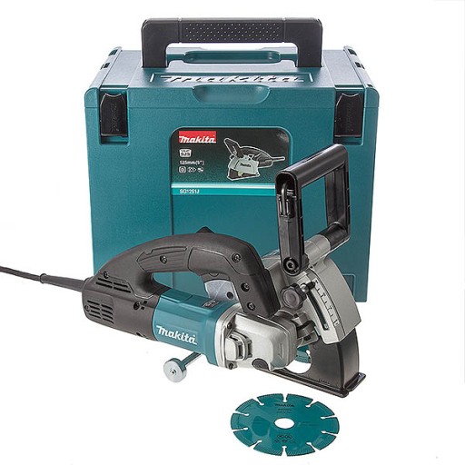 BRUZDOWNICA MAKITA SG1251J WALIZKA 2 TARCZE 1400W