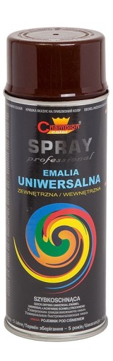 Farba Emalia Spray Lakier Ral 8011 Brązowy Orzechowy Champion