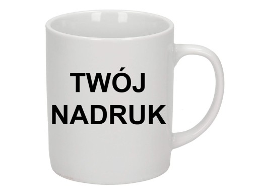 KUBEK Z NADRUKIEM FOTO KUBKI TWOJE LOGO KARTONIK