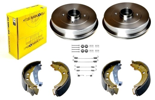 bębny szczęki zestaw RENAULT LAGUNA I hatchback TYŁ 203mm