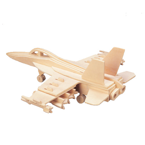 PUZZLE DREWNIANE 3D PRZESTRZENNE F-18 HORNET