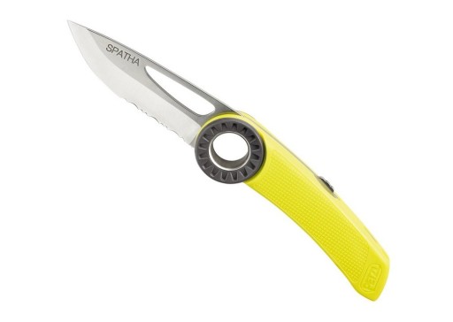 Nóż ze stali nierdzewnej Petzl SPATHA Yellow