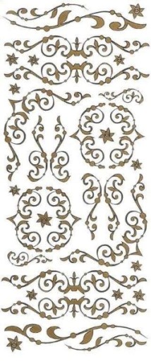STICKERSY Naklejki Narożniki Ornament 