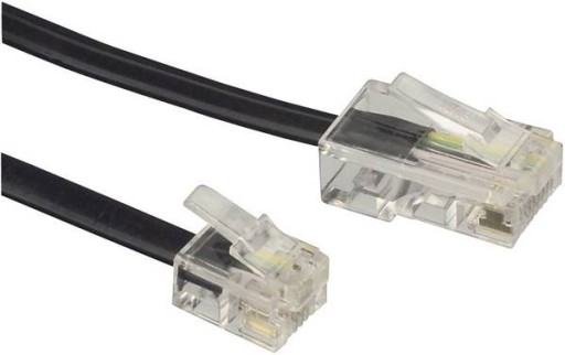 Kabel przejściówka redukcja RJ45 - RJ11, 5 m