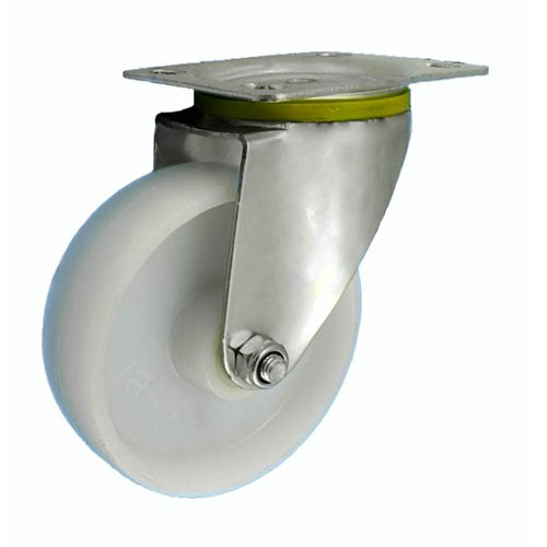 Koło fi.125 mm skrętne NIERDZEWNE INOX