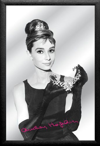 Lustro barowe 20X30 cm Audrey Hepburn