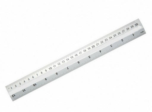 linijka ALUMINIOWA 30 cm