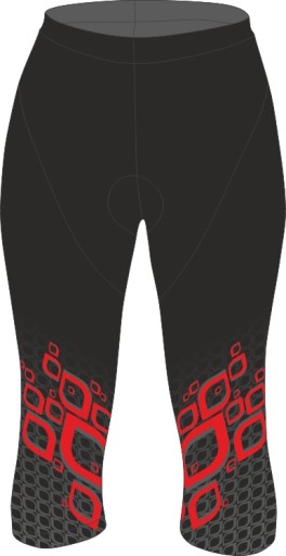 SPODENKI KOLARSKIE FORZA SPORT RED EYE ZA KOLANO S