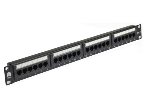 NEKU Patch panel patchpanel RACK 19'' kat6 24p UTP