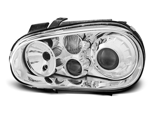 LAMPY REFLEKTORY VW GOLF IV 4 97-03 R32 LOOK CHROM