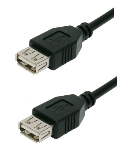 Przewód Kabel USB AF-AF Żeńko - Żeński 1.8m AF/AF