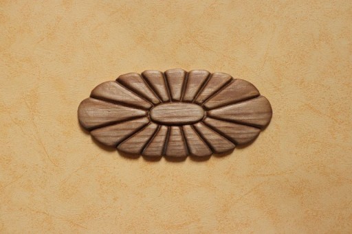 Dekor 15,5x7cm, aplikacja, sztukateria- D155