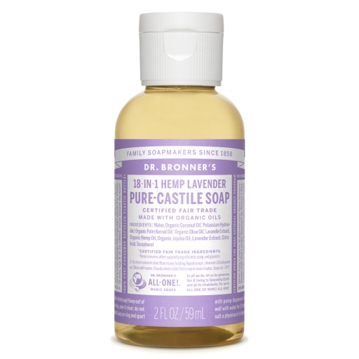 DrBronner Naturalne Mydło w Płynie Lawendowe 59 ml