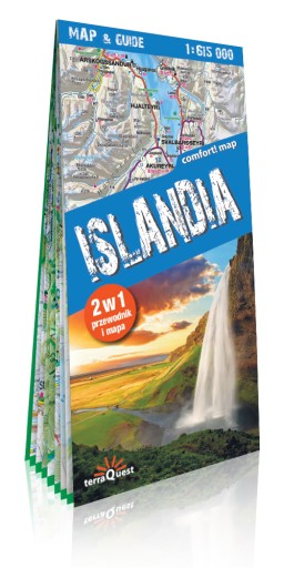 ISLANDIA MAP & GUIDE PRZEWODNIK + MAPA