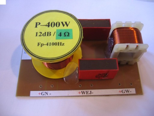 ZWROTNICA GŁOŚNIKOWA 2-DROŻNA 400W 4OHM 8819 NOWA