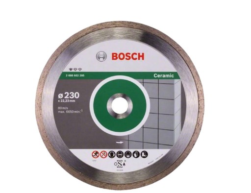 BOSCH TARCZA DIAMENTOWA 230mm ceramika marmur
