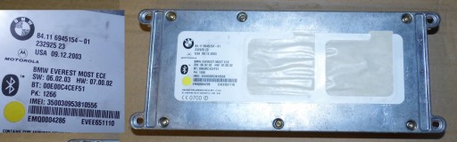 BMW E66 E65 E61 STEROWNIK MODUŁ BLUETOOTH 6945154