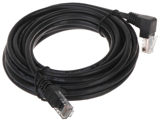 Patchcord RJ45/5.0-PK/B czarny kat.5e 5.0m ABCV