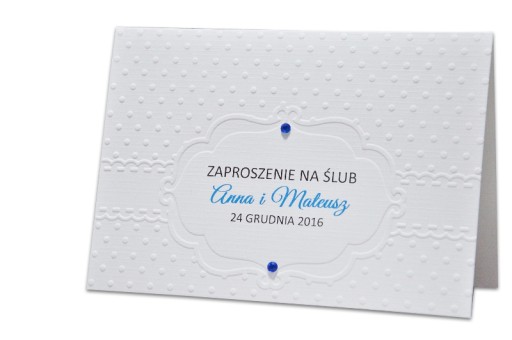 ZAPROSZENIA ŚLUBNE NA ŚLUB TŁOCZONE SPECIAL PRÓBKI