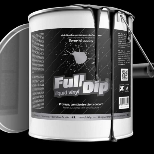 FULL DIP Folia guma w sprayu CZARNA 4L