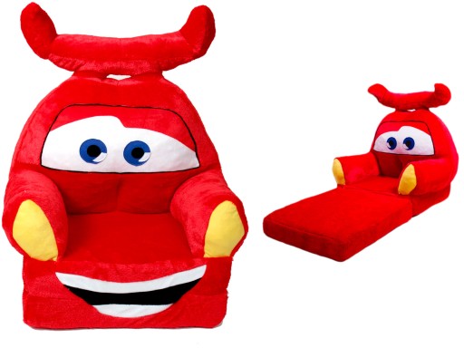Fotel fotelik z pluszu materac leżanka sofa XL