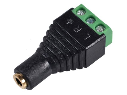 Gniazdo Jack 3,5mm stereo z szybkozłączem 3 pin