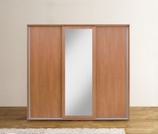 SZAFA PRZESUWNA garderoba z lustrem 180/200/60