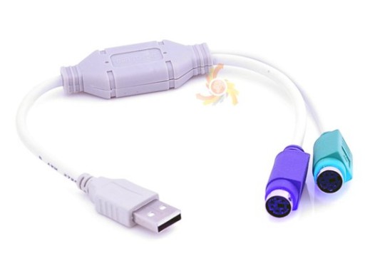 ADAPTER PRZEJŚCIÓWKA KONWERTER Z USB NA PS2