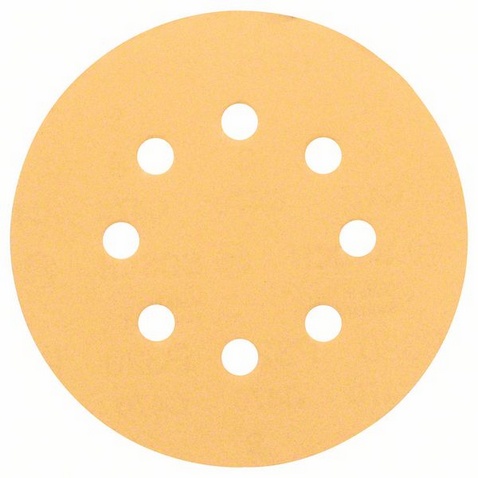 BOSCH Papier ścierny na rzep krążek 125 mm gr 80