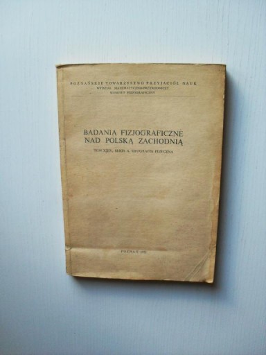 BADANIA FIZJOGRAFICZNE NAD POLSKĄ /GEOLOGIA SKAŁY