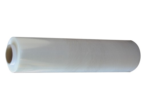 Folia stretch 3kg transparent 30mic tuleja 0,3kg